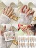 Handmade Long Floral Nail Sticker Wholesale For Women Xs S M L Pure Desire Style