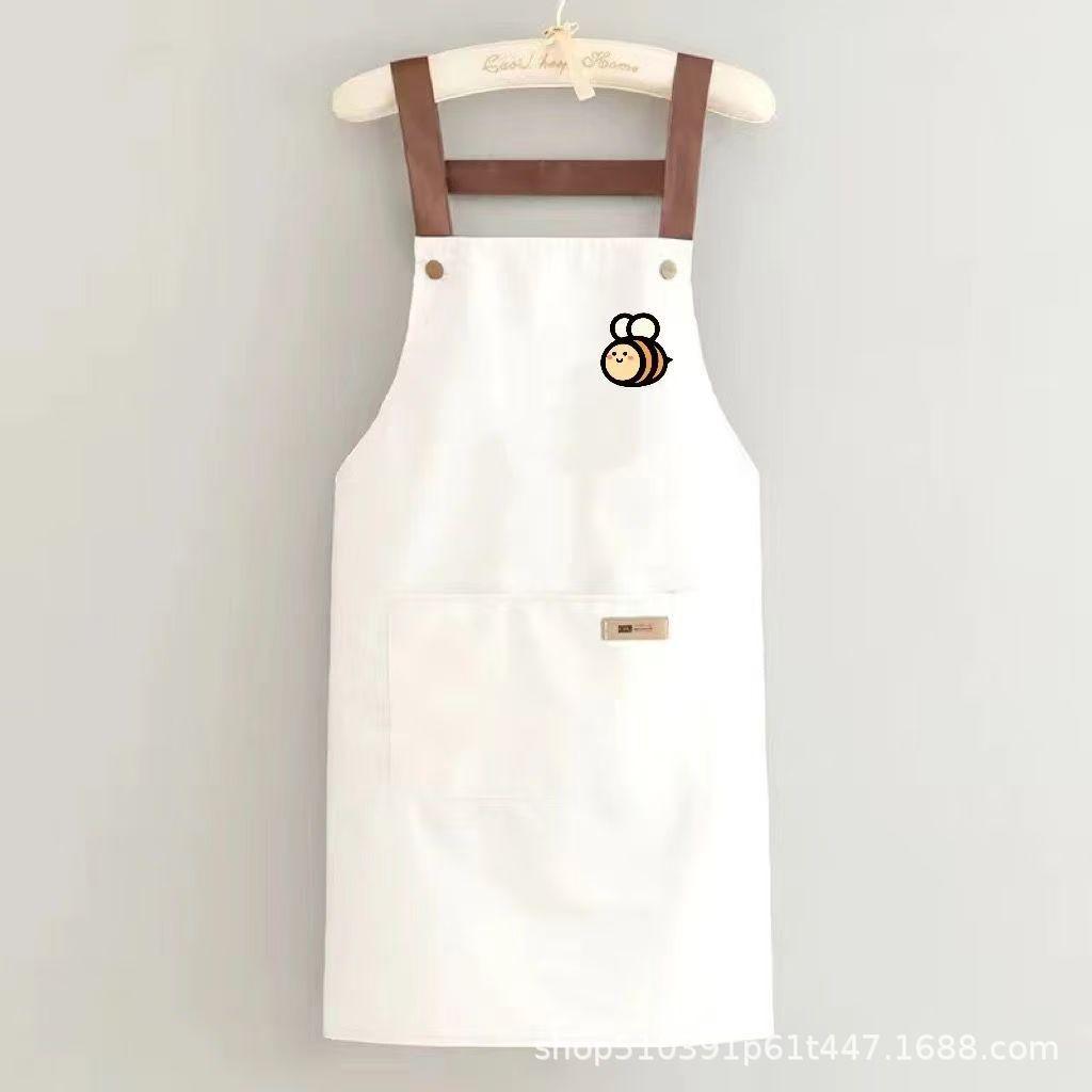 Waterproof, Oilproof, Sleeveless Kitchen Apron – Stain-Resistant Cooking Wear