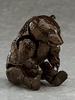 figma brown bear painted movable figure non-scale ABS&PVC