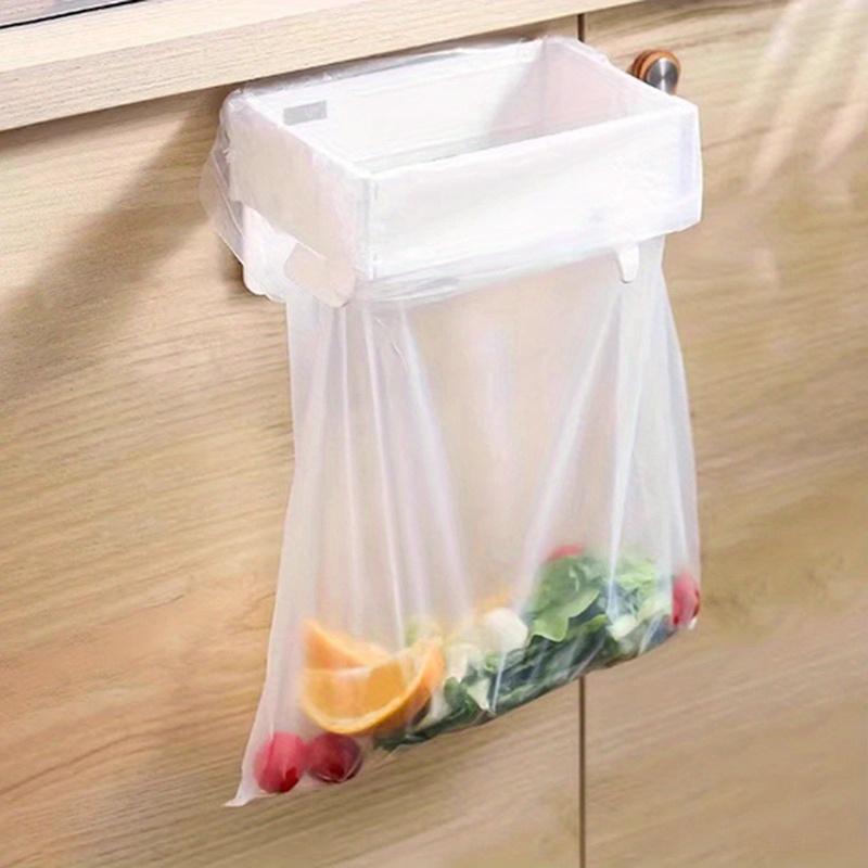 1PC Hanging Trash Bag Holder Foldable Garbage Bag Hanging Rack Home Kitchen Bathroom Portable Storage Rack