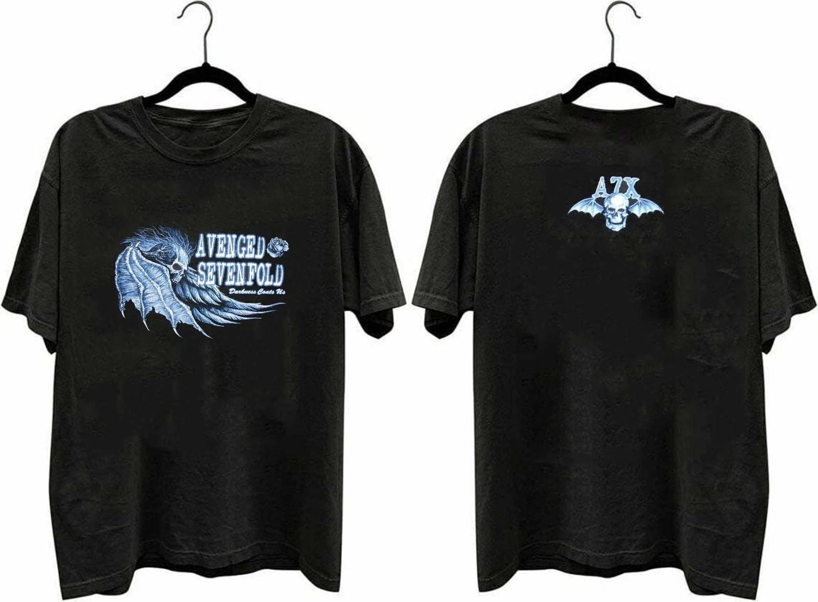 Vtg Avenged 1Sevenfold A7X Darkness Coats Us Cinder Block T Shirt S-5XL S