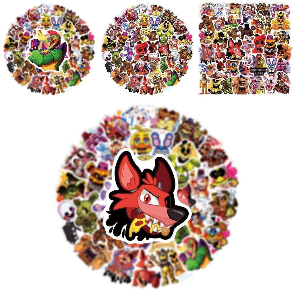 Fnaf Security Breach Cartoon Game Anime Stickers For Luggage And Phone