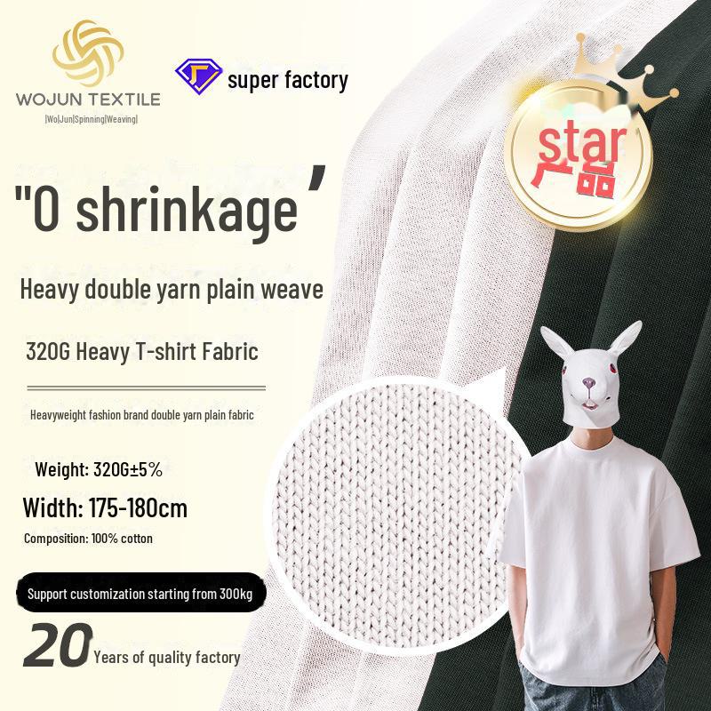 Premium Knitted Combed Cotton Double Yarn Soft T-Shirt Fabric Model 3