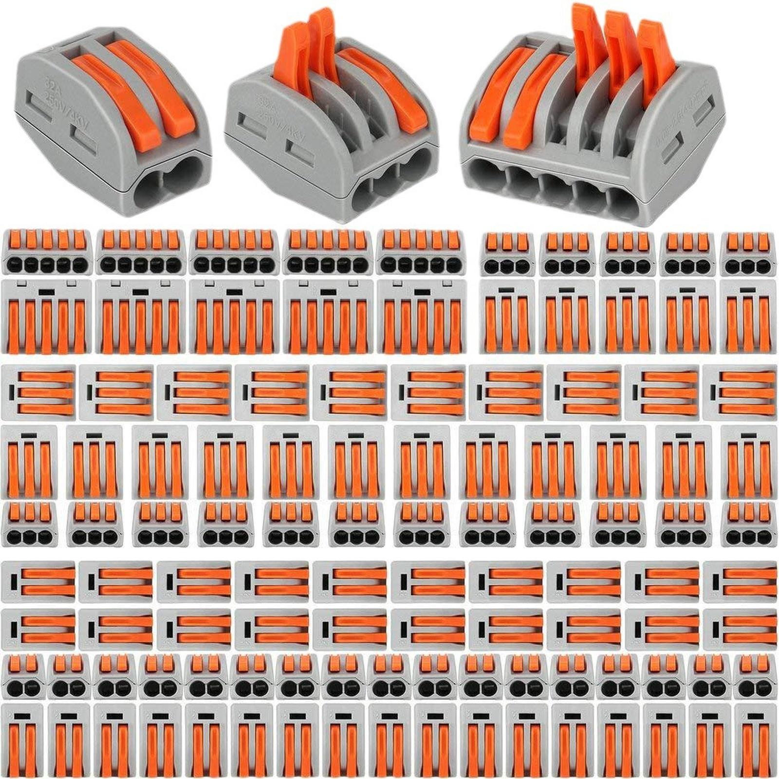 Комплект PCT Press-коннекторов, быстрозажимных соединителей и разветвителей для проводов