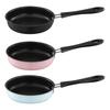 Stainless Steel Omelet Pans Nonstick with Long Handle Ham Burger Cooking Eggs Frying Pan for Stove Top Kitchen RV Travel