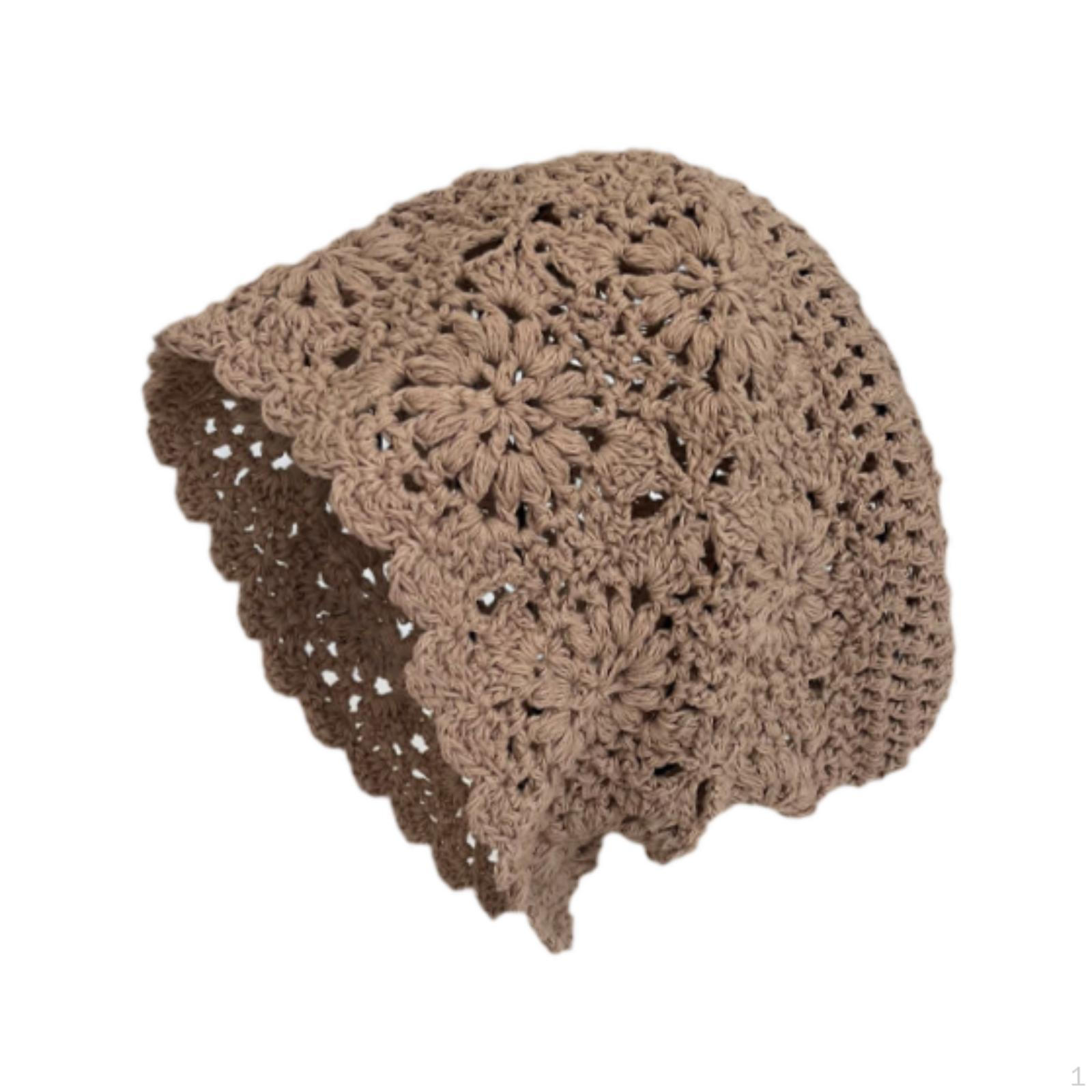 

Шапочка, в’язана гачком, літній капелюх для подорожей по магазинах на пляжі у відпустці