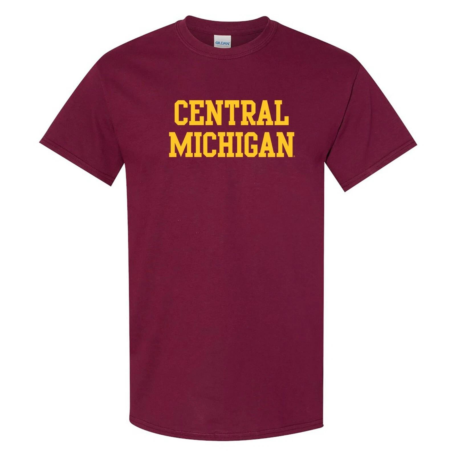 Central Michigan University Chippewas Basic Block- NCAA Sports Team Shirt 4XL