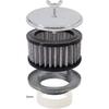 KIPA Chrome Air Cleaner Filter 4" X 2" Assembly Fits For Carburetor With 2 5/8" Or 2 5/16" Neck Diameter Washable 7151 4354 1489 6475 4790
