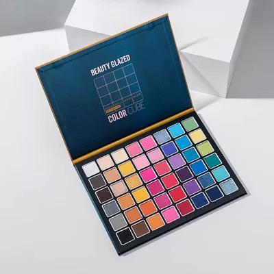 Authentic Beautyglazed 68-Color Eyeshadow Palette for Cos Stage Makeup, Makeup Artist's Special Matte and Pearlescent Makeup Palette
