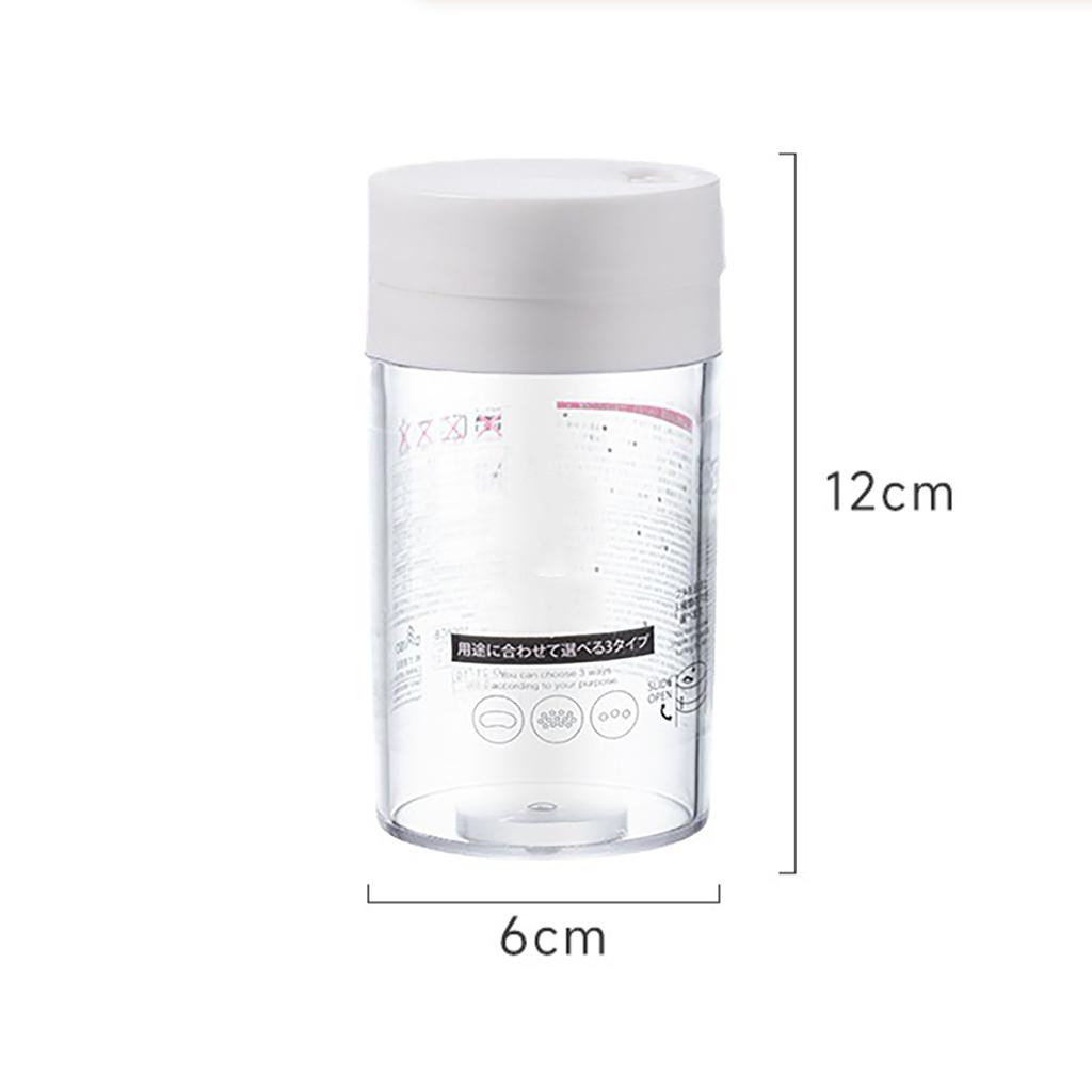 Spice Jar Plastic Seasoning Bottle Container Sugar Shaker Dispenser for Storing Spice Seasoning Powd