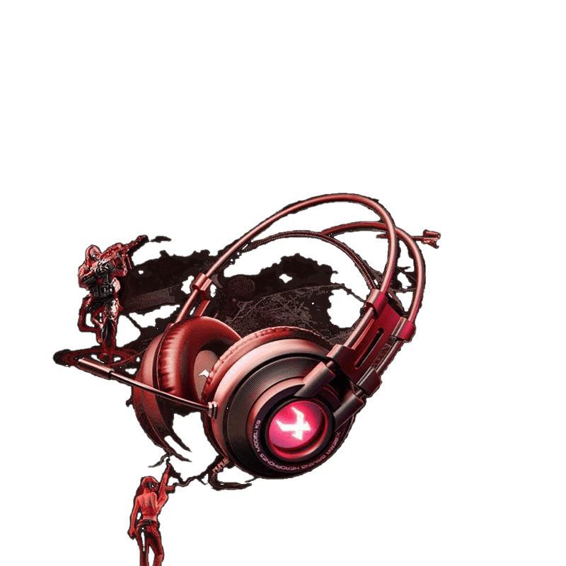 Over-Ear 7.1-Kanal Gaming-Headset mit geräuschunterdrückendem Mikrofon