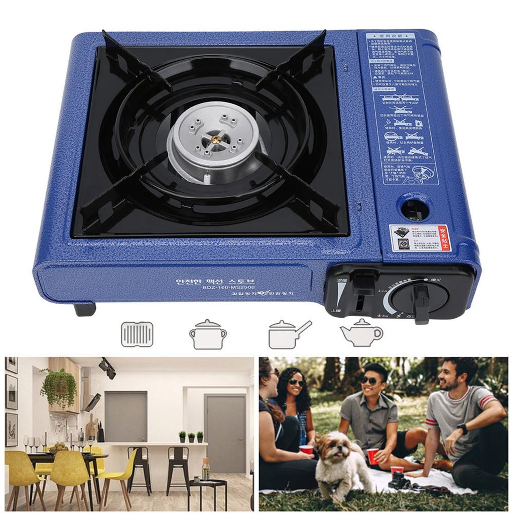 MS‑520 Camping Butane Portable Gas Stove Outdoor Windproof Portable Barbecue Stove