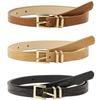 Crocodile Textured Womens Fashion Belt With Alloy Buckle For Business And Casual Wear
