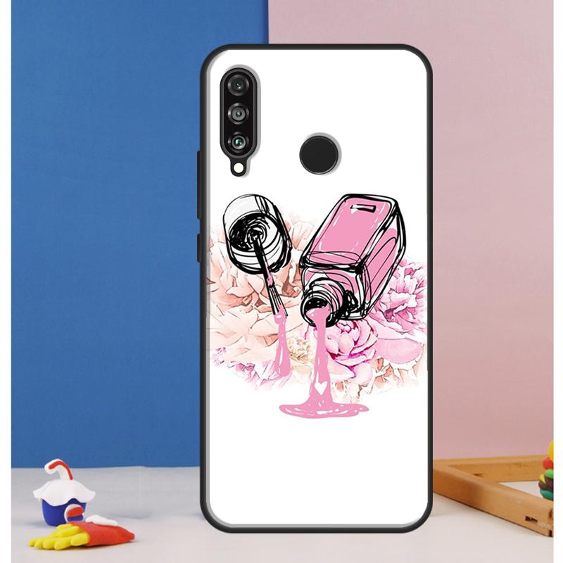 Nail Polish For Huawei Nova Y90 Y70 Y60 Y72 Y61 Y91 12s 12i 11i 7i 8i 9 10 SE P60 Pro P30 P40 Lite Case