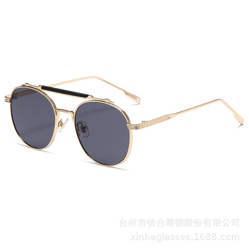 Clearance sunglasses women's metal sunglasses UV-proof glasses