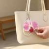 Sweet Simulation Flower Keychain Colorful Backpack Decoration Bag Accessories