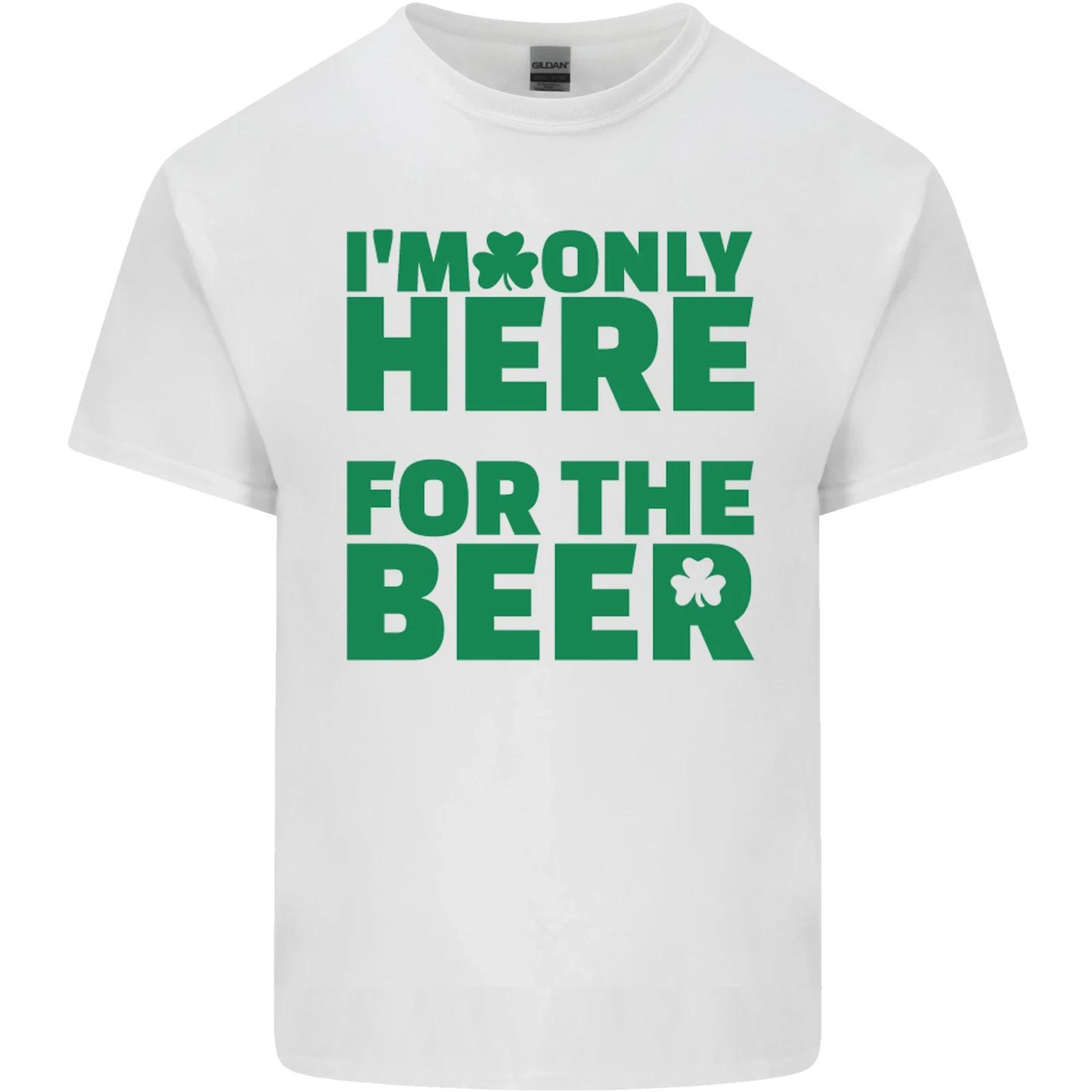 

Im Only Here for the Beer St Patricks Day Kids T-Shirt Childrens S