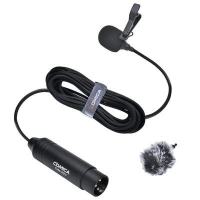 COMICA V02C XLR Klopový mikrofon s 48V Phantom pro a Panasonic Zoom a Tascam a Video rekordéry Klipové napájení, Jednosměrný, Canon, Sony,