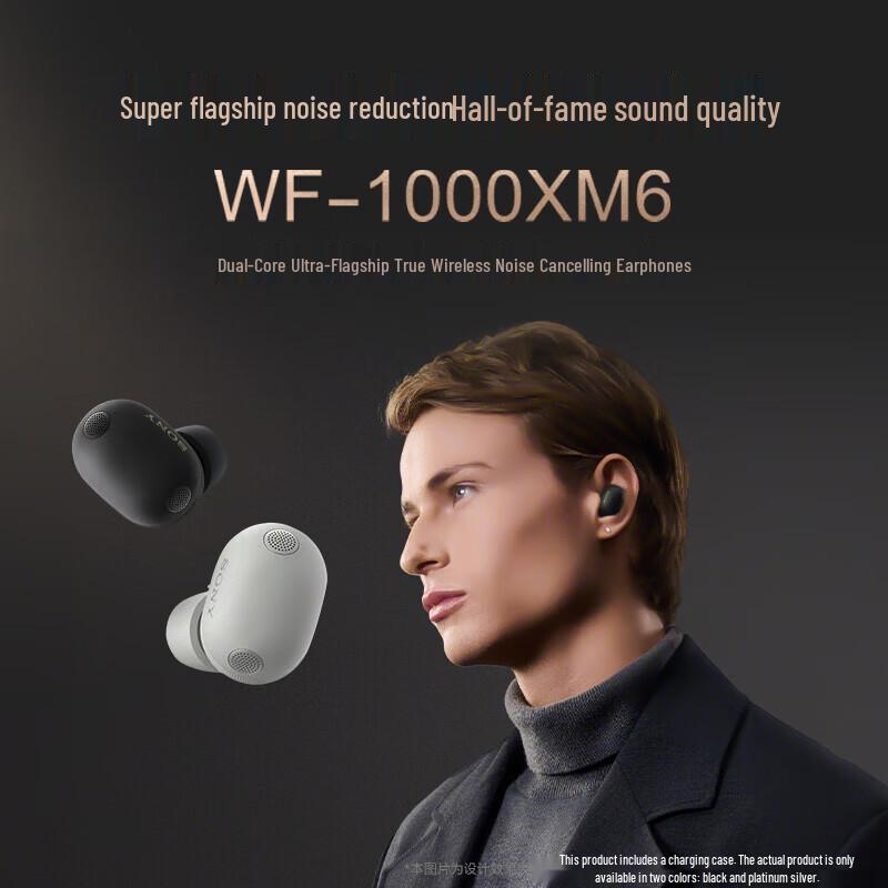 Sony WF-1000XM6 True Wireless Noise-Cancelling Earbuds