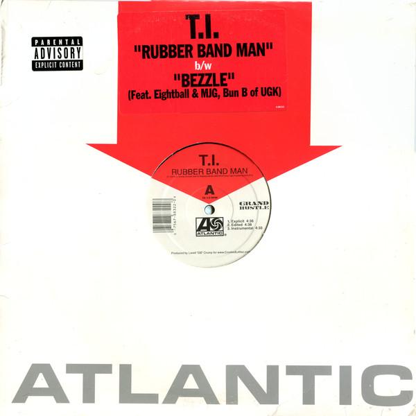 

12inch Record T.I. - Rubber Band Man 088322 Atlantic, Grand 2003 US Rap & Hip-Hop/R&B Used