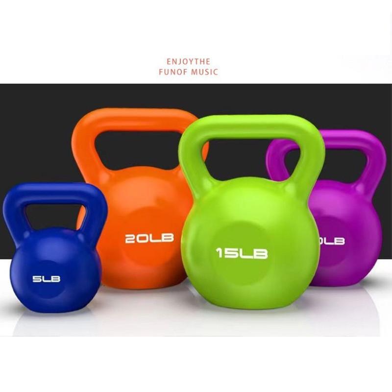 Vielseitige Gusseisen-Kettlebell für Heim-Workouts, in mehreren Farben erhältlich
