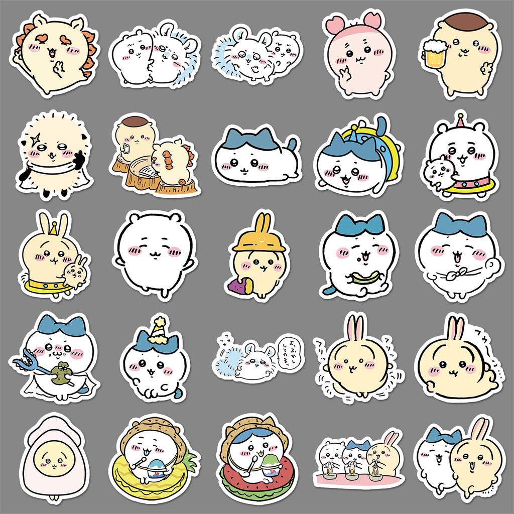 51 Cartoon Stickers Cute Emoticon Packs Ji Kawa Decorative Mobile Phone Case Water Cup Guka Stickers