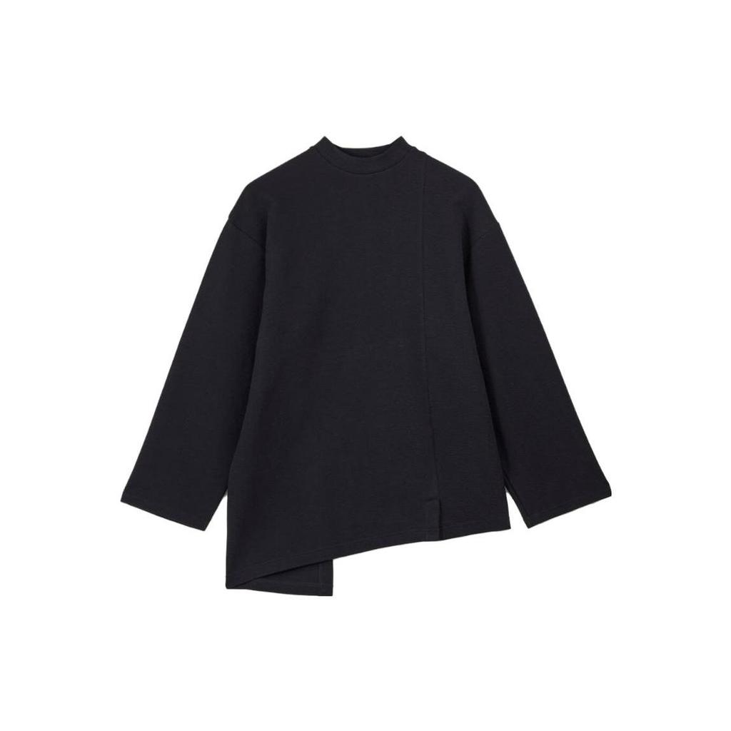 Y-3 Natural Spacer Loose Long Sleeve Tee Women Tops Black IL2164