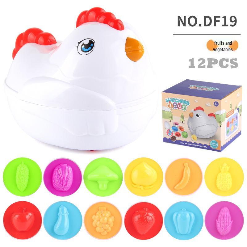 50 Style Matching Smart Eggs: Educational Toys for Early Childhood Cognitive Development