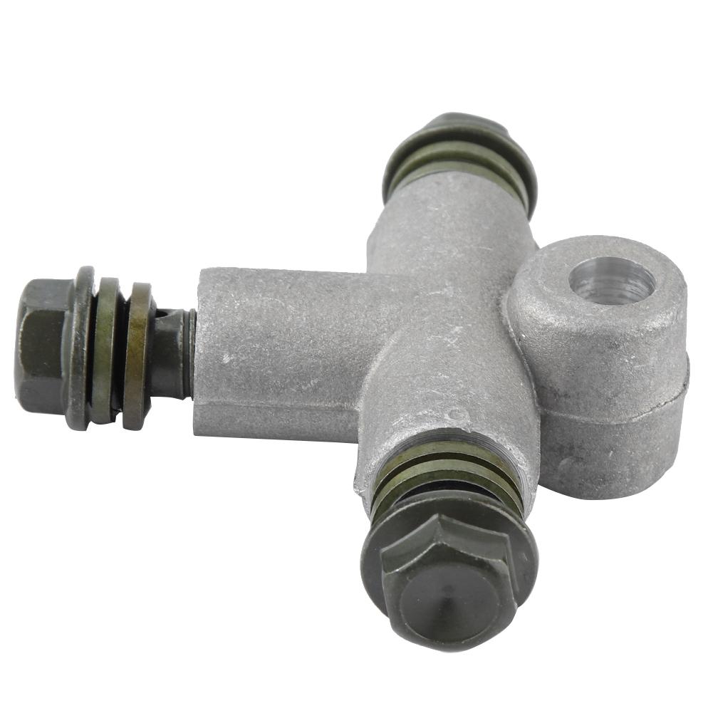 Motorcycle ATV Hydraulic 3 Way Brake Oil Hose Adaptor Pipe Coupling Tee 10mm