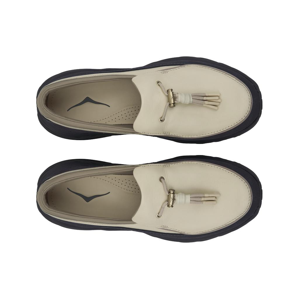 HOKA Speed Loafer Birch Unisex Sneakers Cream Black 1162170-BHRC