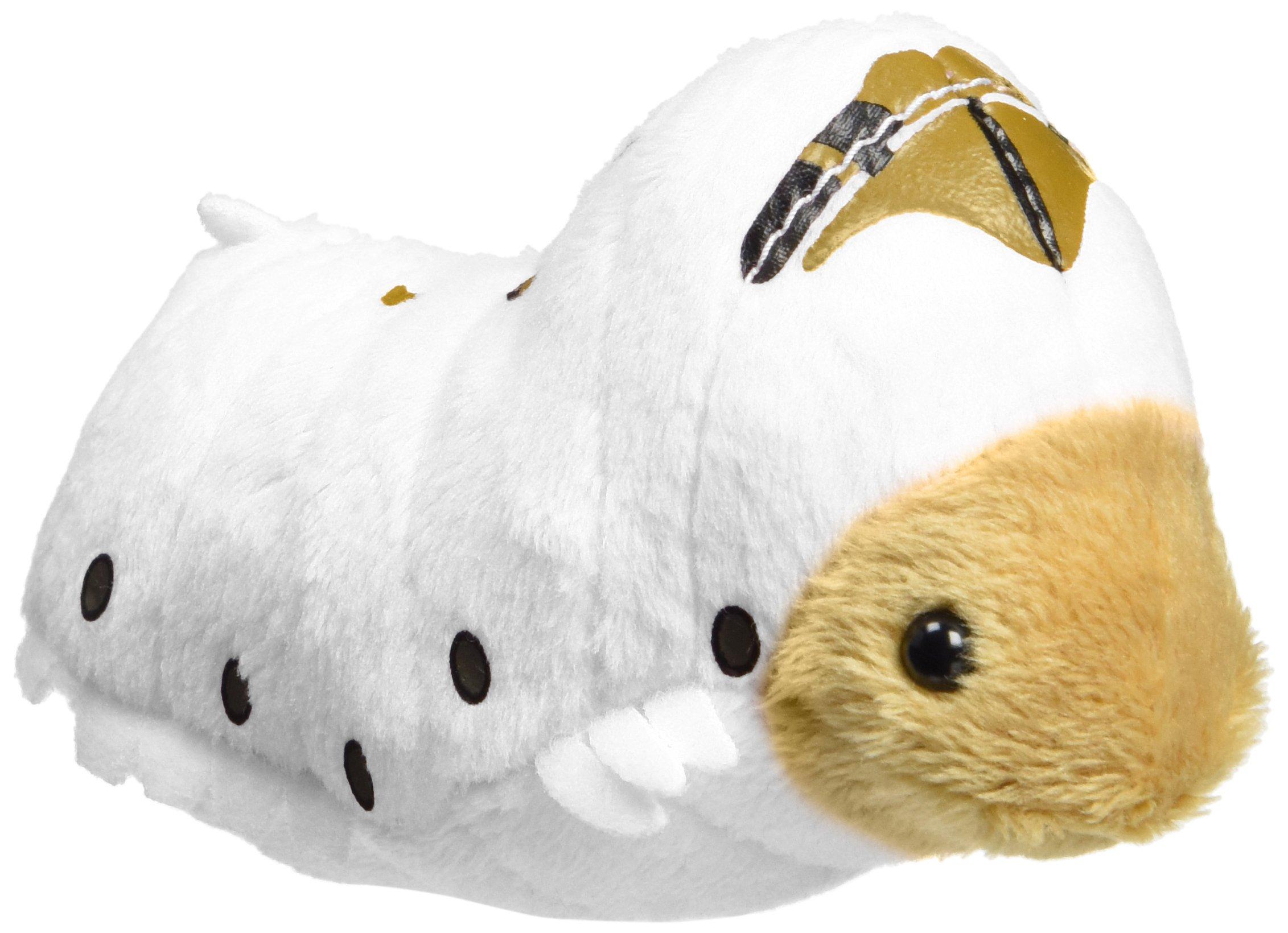 

Chitamakko Silkworm Magnetic Plush 9cm White Toy, Long, белый