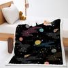 Car Moon Planet Thickened Lamb Fleece Crystal Fleece Blanket Cover Blanket