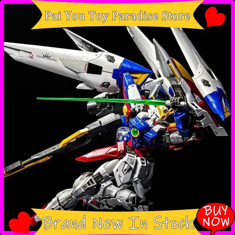 Transformable Wing Zero Gunpla  Rg 1144 Assembly Model Kit Mobile Suit Action Figure With Glow-In-The-Dark Effect Boys Gift