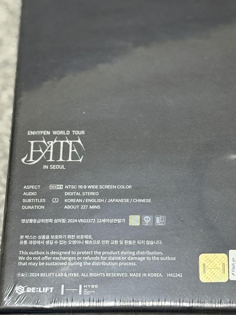 [USED] ENHYPEN WORLD TOUR FATE