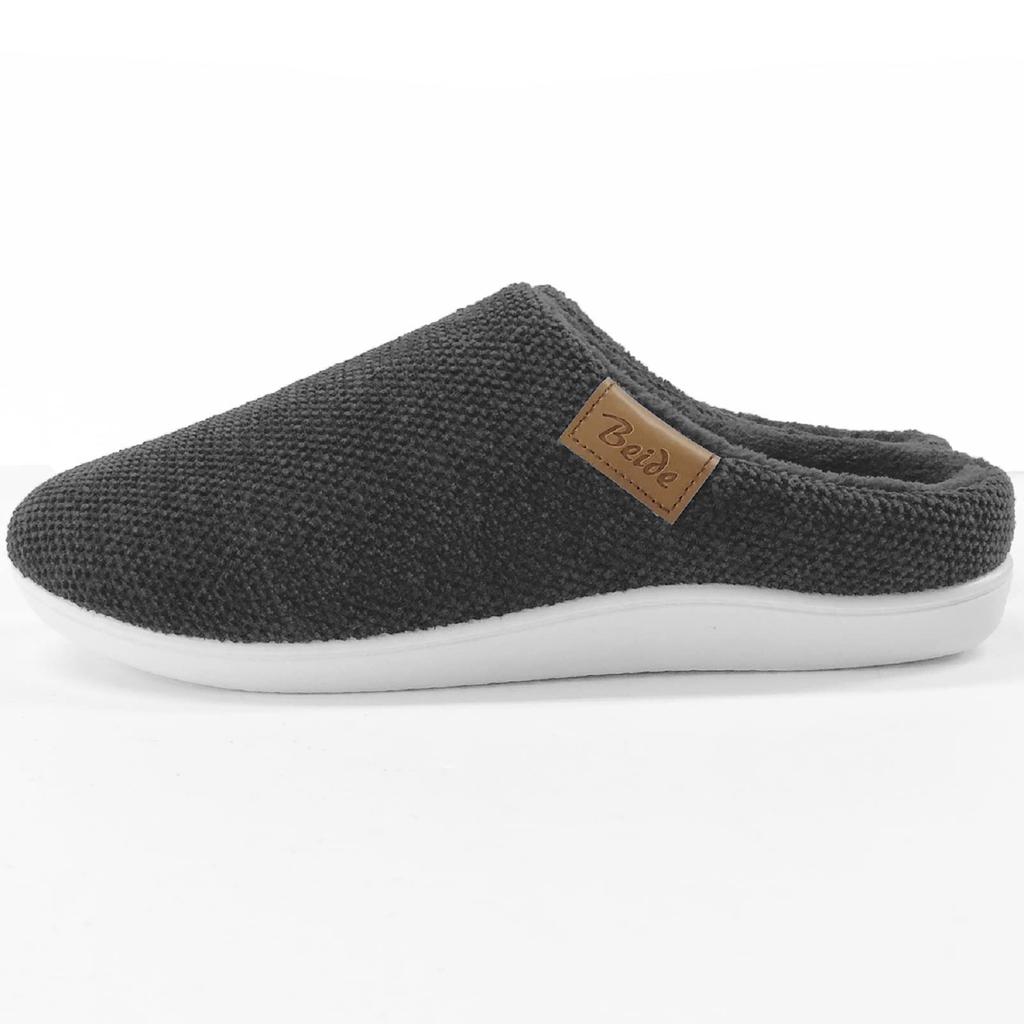 Senko Beide 97481 Indoor/Outdoor Slippers, Approx. 23cm-24cm, Gray,