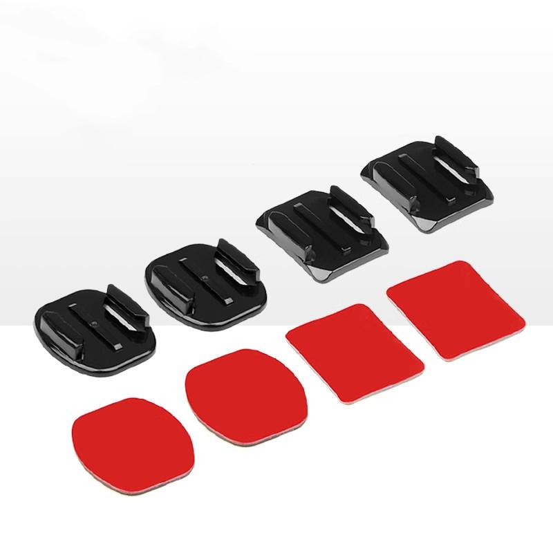 For Gopro Hero Accessories Adhesive Mounts Curved Flat Sticker Sticky Pads Helmet For Go Pro Insta360 X3 Dji Osmo Action camera