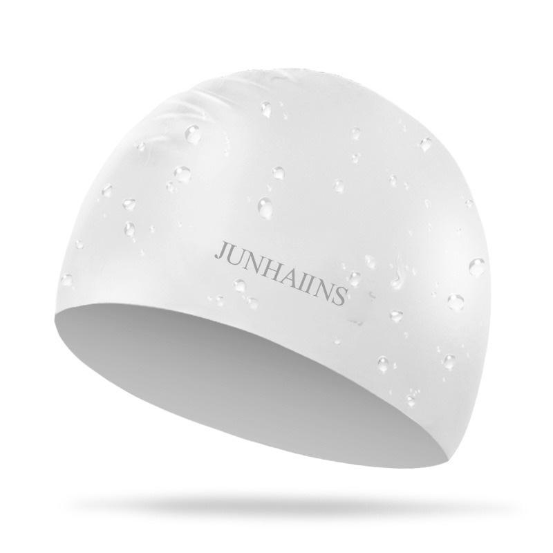 Professional PU Silicone Swimming Cap Set for Men Women Comfortable Waterproof Adult Non-Tightening Swim Cap