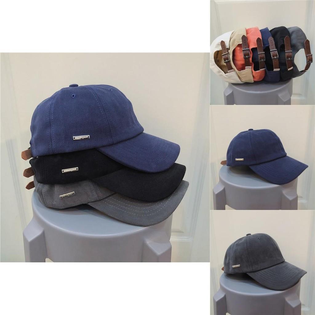 Trendy Unisex Baseball Cap For Fall And Winter With Adjustable Strap And Short Brim
