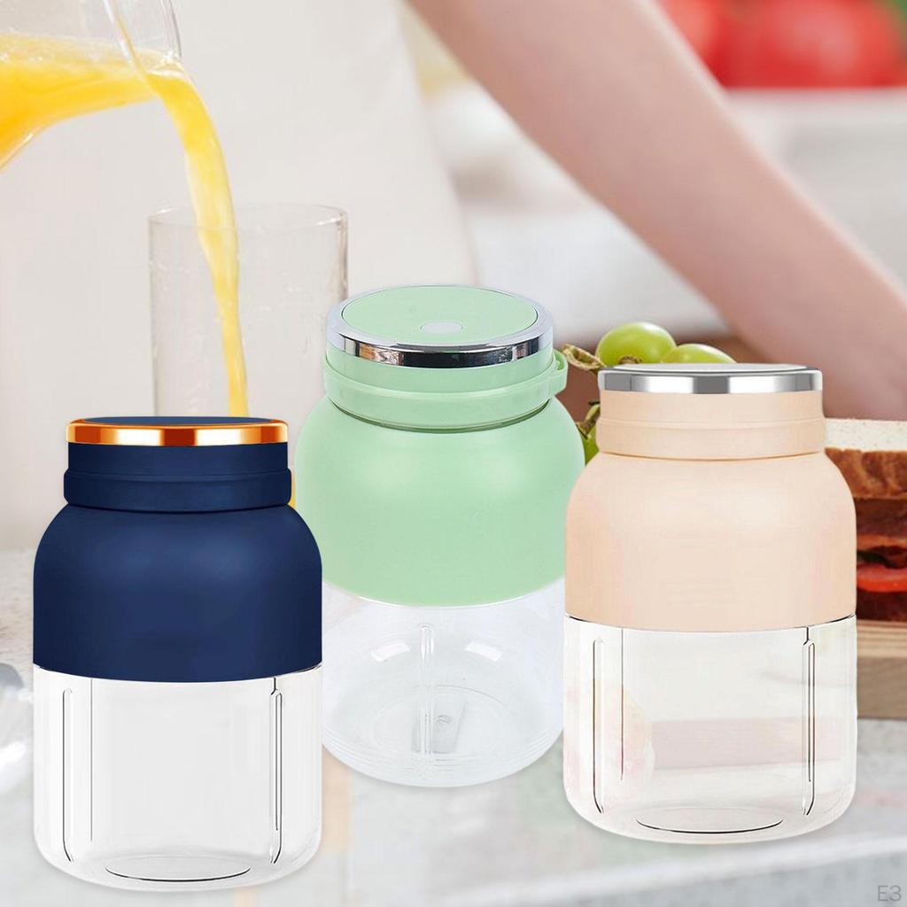 Portable Blender Juicer Lightweight Shakes Automatic Mini Cup 1.2 L for Workout Indoor
