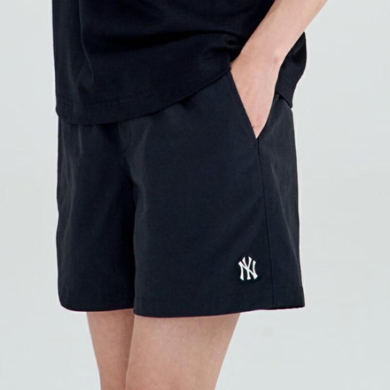 New MLB Casual Shorts Unisex Black 3ASMB0233-50BKS