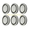 L8RE Pack of 6 Gas Stove Inlet Covers Kitchen Appliance Part Suitable for Kitchens Heat Resistant Fit Various Stove Models