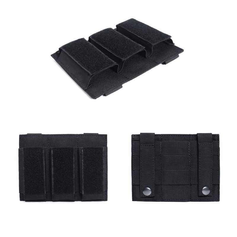 Tactical Triple Pistol Mag Pouch Pistol Ammo Bag Airsoft Magazine Pouch for Glock Magazines 40mm Grenade