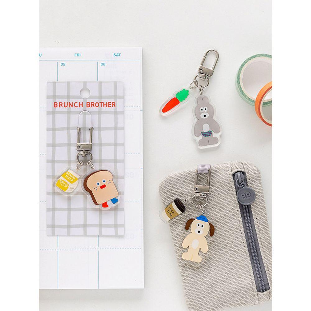 Romane MARKS X Brunch Brother Acrylic Keychain