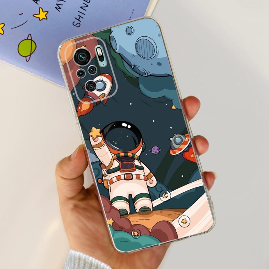For Xiaomi Redmi Note 10 4G Case Redmi Note 10S Luxury Painted Cover Cases For Xiaomi Redmi Note 10 Pro Max Note10 S Soft Fundas
