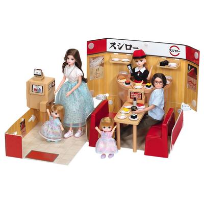 Takara Tomy Licca-chan LF-12 Popuna Shop Sushiro Наряд для перевдягання Іграшка для рольових ігор для дітей від 3 років