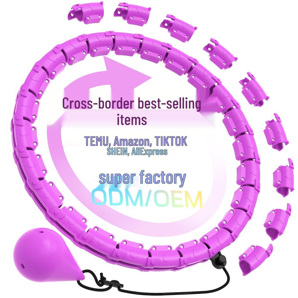 Smart Detachable Hula Hoop for Women - Belly Slimming, Waist-Friendly Fitness