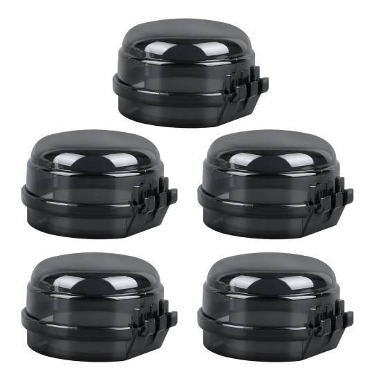 5/10 Stück Gasherd-Knopfabdeckung, staubdicht, babysicher, für Küche, Mikrowelle, Schalterknopfverriegelung, Kindersicherung, Ofenknopfschutz