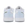 Jordan Air Jordan 1 Low top Vintage Basketball Shoes GS White Blue FQ9112-100(Team4-)