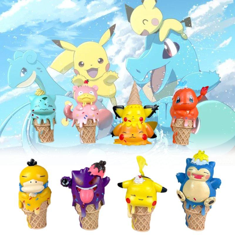 Character Cream Ice Cone Pvc Toy Model Desktop Decoration Gift Christmas