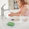 Plastic Soap Dish 2 Pack Clear Soap Dish for Bar Soap with Holes Soap Savers Soap Sponge Holder for Kitchen Bathroom Shower Counter 4.5 x 3 x 0.7